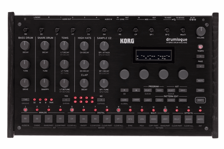 Korg Drumlogue hybride : l'alliance parfaite entre analogique et numérique
