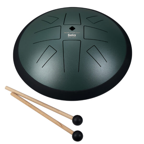 Melody Tongue Drum 10“ C Golden Gate Dark Green SE 373 – Image 1
