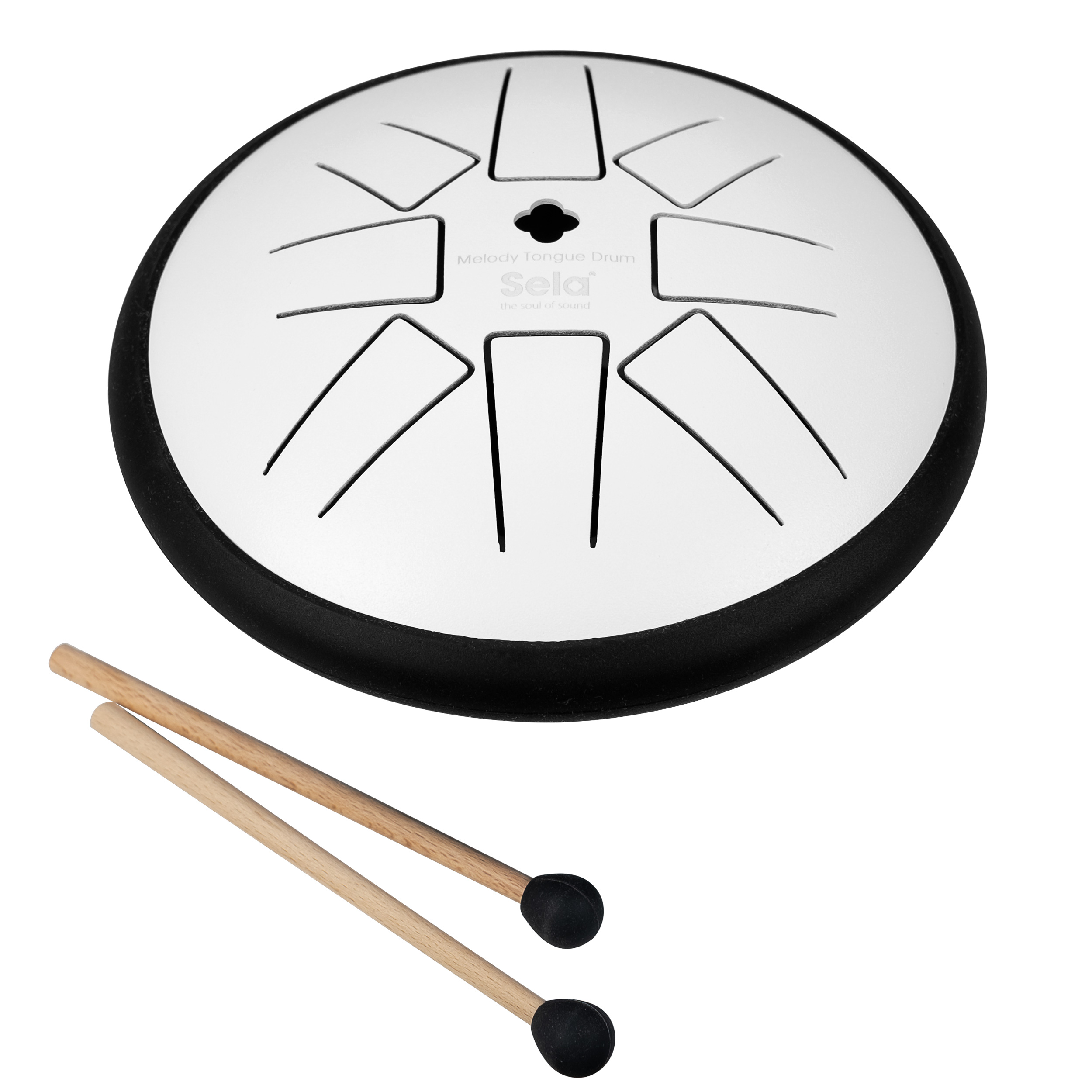 Melody Tongue Drum 6“ G Minor White SE 363 – Image 1