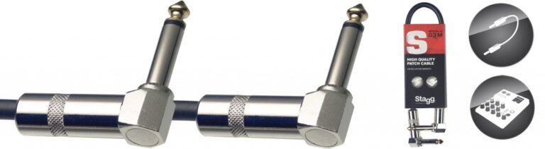 STAGG Câble de patch mono, jack/jack