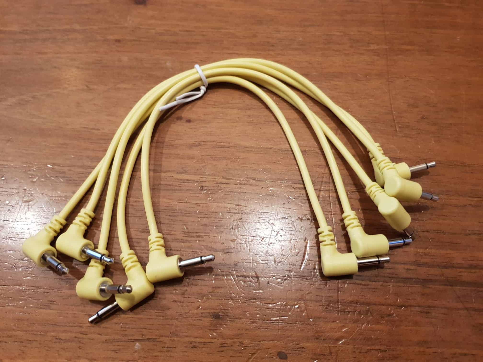 TopKabl patch 20 cm Coudé Jaune (5 pièces) – Image 1